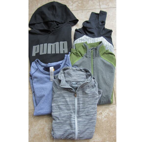 PUMA, UNDER ARMOUR, CHAMPION Long Sleeved Athletic Sweatshirt Hoodie Bundle - Picture 1 of 6